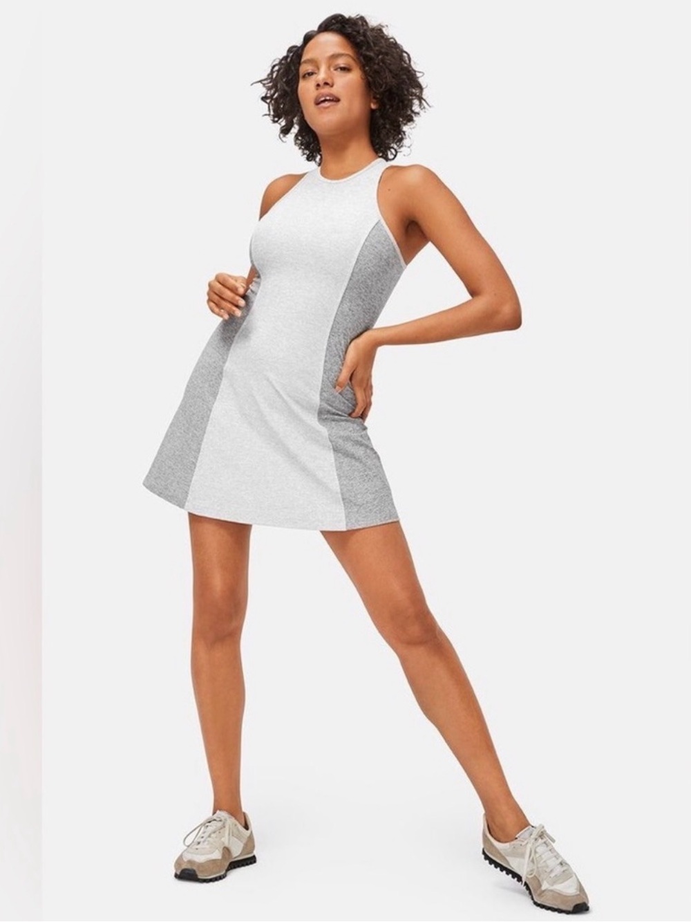 Outdoor Voices Athena Dress Women’s Medium Gray Racerback Athletic Mini